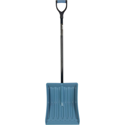 NAA611 Snow Shovel, Polypropylene Blade, 17-1/2" Wide, Straight Handle