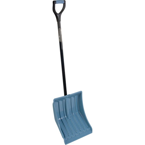 NAA611 Snow Shovel, Polypropylene Blade, 17-1/2" Wide, Straight Handle