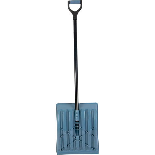 NAA611 Snow Shovel, Polypropylene Blade, 17-1/2" Wide, Straight Handle