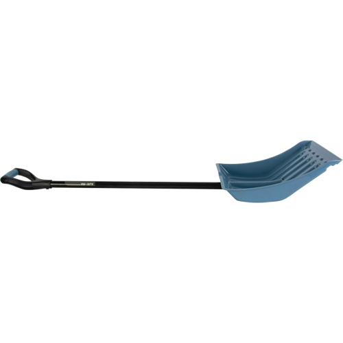 NAA611 Snow Shovel, Polypropylene Blade, 17-1/2" Wide, Straight Handle