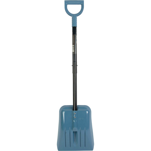 NAA612 Collapsible Snow Shovel, Polypropylene Blade, 10" Wide, Straight Handle