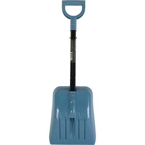 NAA612 Collapsible Snow Shovel, Polypropylene Blade, 10" Wide, Straight Handle