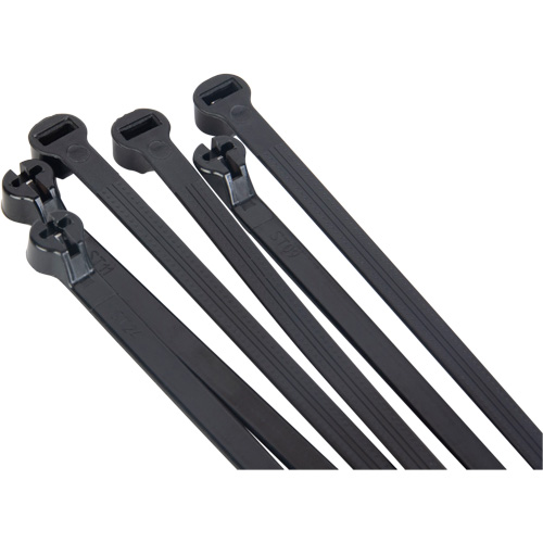 PG845 Steel Barb Cable Ties, 6" Long, 18 lbs. Tensile Strength, Black