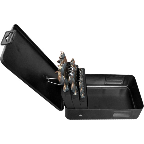 TCT047 Jeu de forets s&eacute;rie courte, 29 morceaux, Acier rapide