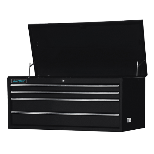 TEQ630 ATB500 Tool Chest, 42" W, 4 Drawers, Black