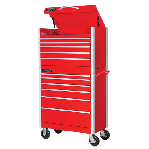 TEQ732 ATB600 Super Heavy-Duty Tool Chest, 35" W, 5 Drawers, Red