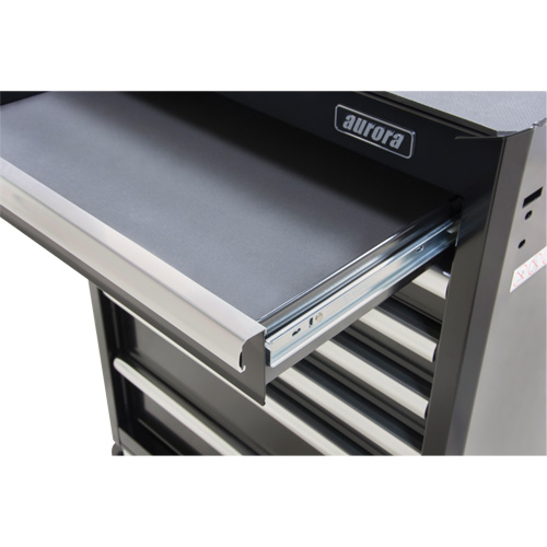 TER065 Chariot &agrave; outils industriel, 7 tiroirs, 27" la x 18-3/4" p x 39" h, Noir