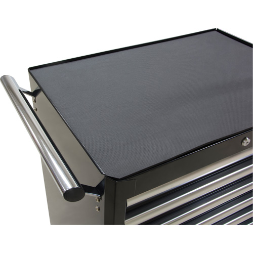 TER065 Chariot &agrave; outils industriel, 7 tiroirs, 27" la x 18-3/4" p x 39" h, Noir