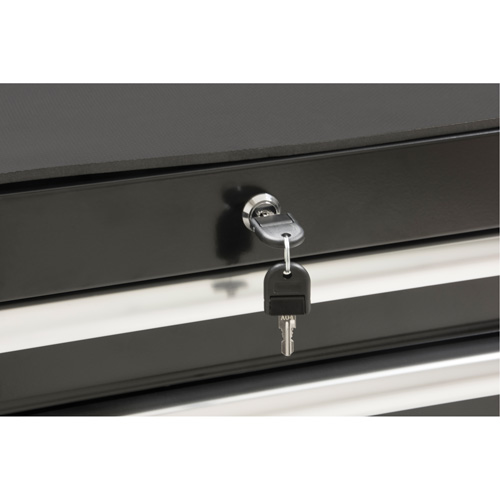 TER065 Chariot &agrave; outils industriel, 7 tiroirs, 27" la x 18-3/4" p x 39" h, Noir