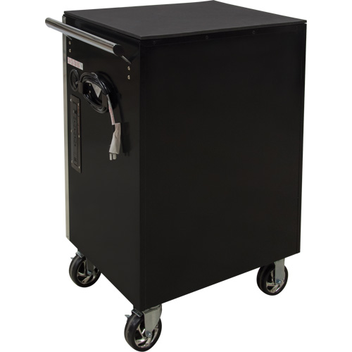TER069 Heavy-Duty Tool Cart, 7 Drawers, 28" W x 22" D x 42-3/8" H, Black