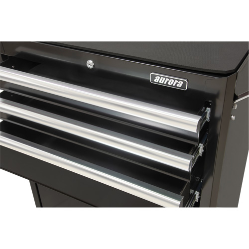 TER216 Chariot &agrave; outils industriel, 3 tiroirs, 29-4/5" la x 21-1/5" p x 38-4/5" h, Noir