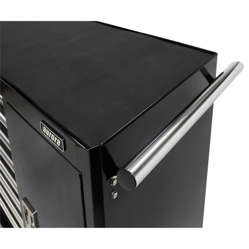 TER218 Chariot &agrave; outils industriel, 8 tiroirs, 44-3/10" la x 21-1/10" p x 36-7/10" h, Noir