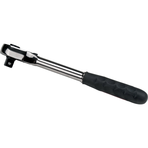 TLV382 Quick-Release Rubber Grip Ratchet Wrench, 1/2" Drive, Rubber Handle