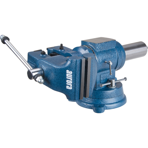 Aurora Tools MultiPurpose Bench Vise, 5" Jaw Width, 31/10" Throat