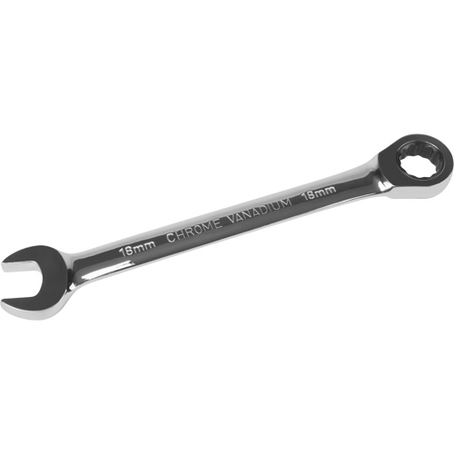 Metric Ratcheting Combination Wrench