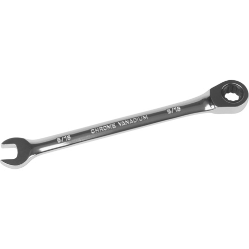 UAD653 Cl&eacute; mixte &agrave; cliquet SAE, 12 pans, 5/16", Fini Chrome