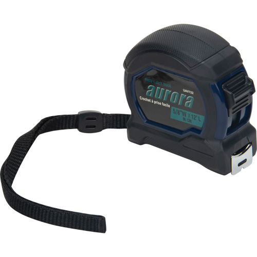 UAV722 Tape Measure, 5/8" x 12', Imperial & Metric Graduations