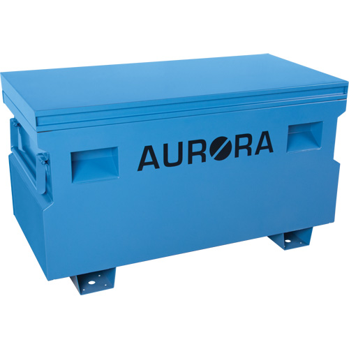 UAW869 Jobsite Tool Box, 48" x 24" x 27-3/5", Steel, Blue