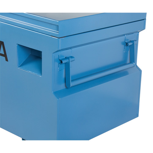 UAW869 Jobsite Tool Box, 48" x 24" x 27-3/5", Steel, Blue