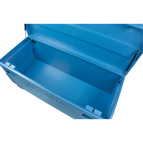 UAW869 Jobsite Tool Box, 48" x 24" x 27-3/5", Steel, Blue