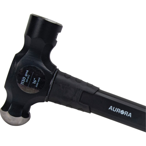 UAX595 Marteau &agrave; panne ronde, Poids de la t&ecirc;te 40 oz, Face Ordinaire, Prise Fibre de verre