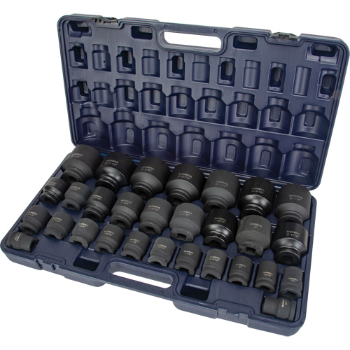 UAX702 SAE Socket Set, 29 Pcs, Impact, 3/4" Drive Size
