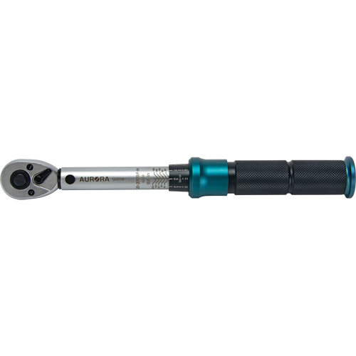UAX748 72-Tooth Torque Wrench, Click, 1/4" Square Drive, 20 - 200 in-lbs.