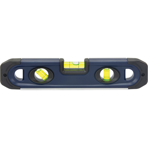 UAX976 Torpedo Level, 9" L, 3 Vials, Magnetic