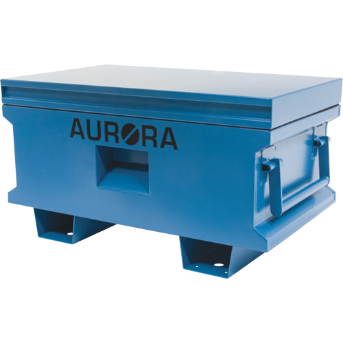 UAY672 Jobsite Tool Box, 33" x 20-3/10" x 18-3/10", Steel, Blue