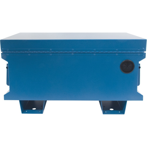 UAY672 Jobsite Tool Box, 33" x 20-3/10" x 18-3/10", Steel, Blue