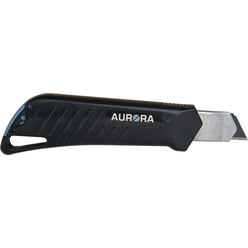UAY902 18mm Professional Knife with Ratchet, Stainless Steel, Heavy-Duty, Plastic Handle