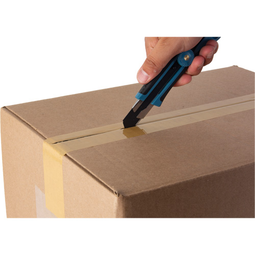 UAY903 Couteau professionnel de 18 mm, Acier inoxydable, Robuste, Prise en Caoutchouc