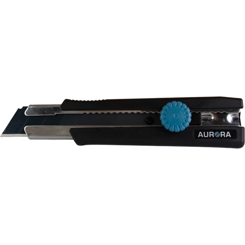 UAY904 25mm Retractable Knife, Stainless Steel, Heavy-Duty, Rubber Handle