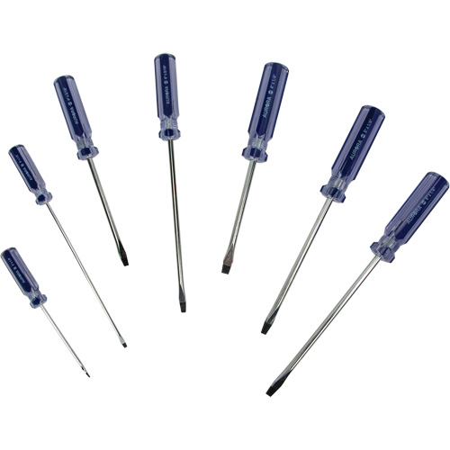 UAZ512 Slotted Screwdriver Kit, 7 Pcs.