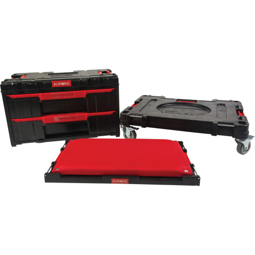 UAZ939 3-Piece Arx&reg; Dolly with Swivel Casters Set, 23-1/10" x 15" x 13-2/5", Black