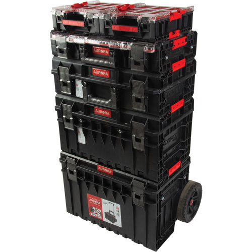 UAZ941 5-Piece Arx&reg; Rolling Toolbox Base Set, 25-1/5" x 19" x 54-3/5", Black