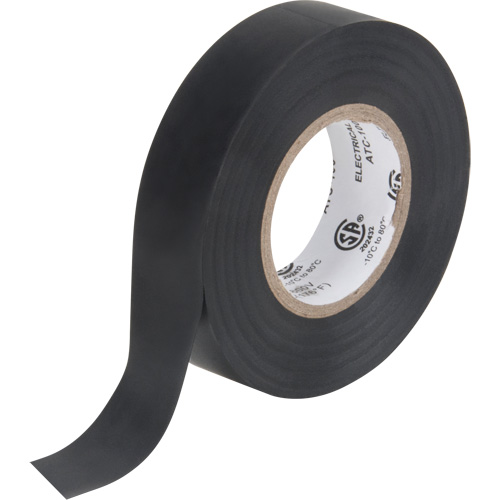 XE890 Electrical Tape, 19 mm (3/4") x 18 M (60'), Black, 7 mils
