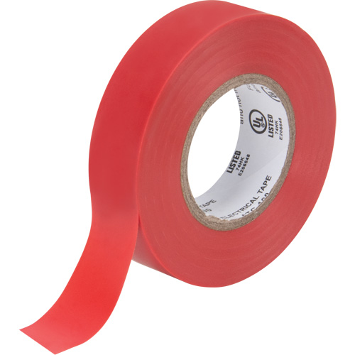 XH383 Electrical Tape, 19 mm (3/4") x 18 M (60'), Red, 7 mils