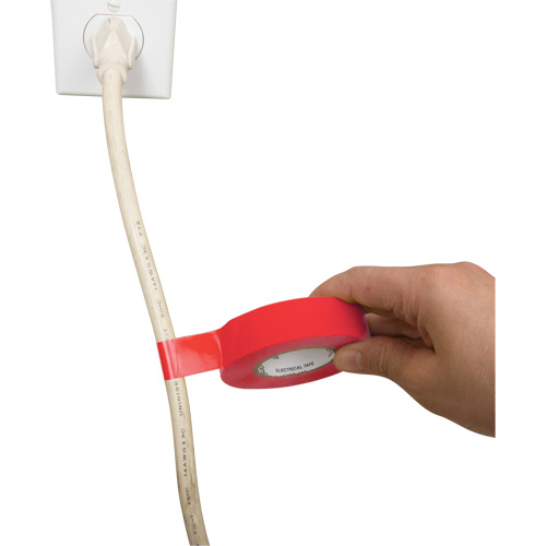 XH383 Electrical Tape, 19 mm (3/4") x 18 M (60'), Red, 7 mils