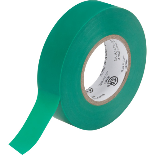 XH384 Electrical Tape, 19 mm (3/4") x 18 M (60'), Green, 7 mils