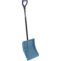NAA611 Snow Shovel, Polypropylene Blade, 17-1/2" Wide, Straight Handle