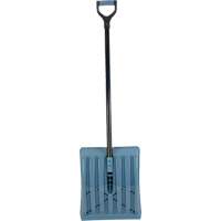NAA611 Snow Shovel, Polypropylene Blade, 17-1/2" Wide, Straight Handle