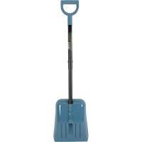NAA612 Collapsible Snow Shovel, Polypropylene Blade, 10" Wide, Straight Handle