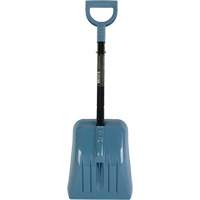 NAA612 Collapsible Snow Shovel, Polypropylene Blade, 10" Wide, Straight Handle