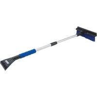 Snow Brush, Telescopic, Polypropylene Blade, 32-1/2" Long, Blue NM980 | Aurora Tools