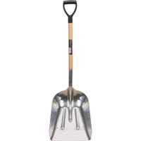 Scoop Shovel, Wood, Aluminum Blade, D-Grip Handle, 24-1/2" Length NM985 | Aurora Tools