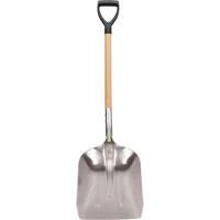Scoop Shovel, Wood, Aluminum Blade, D-Grip Handle, 24-1/2" Length NM985 | Aurora Tools