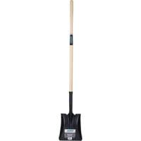 Square Point Shovel, Hardwood, Tempered Steel Blade, Straight Handle, 48" Long NN246 | Aurora Tools