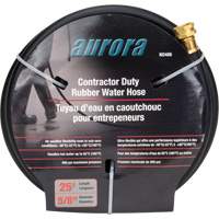 Contractor Duty Rubber Hose, Rubber, 5/8" dia. x 25' NO486 | Aurora Tools