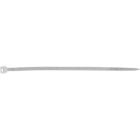 Cable Ties, 8" Long, 50 lbs. Tensile Strength, Natural PF389 | Aurora Tools